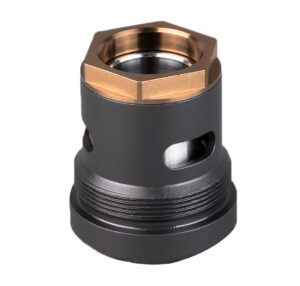 SilencerCo AC2448 3-Lug Mount  45 ACP Black Steel