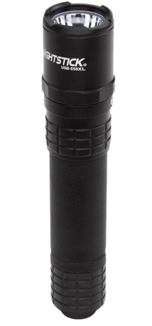Nightstick USB558XL USB Tactical Flashlight  Black Anodized 125/450/1100 Lumens White LED