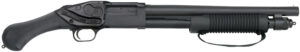 Mossberg 50638 590 Shockwave 12 Gauge Pump 3" 5+1 14.38" Matte Blued Heavy-Walled Barrel, Drilled & Tapped Matte Blued Stainless Steel Receiver, Black Raptor Birdshead Grip, Crimson Trace Lasersaddle