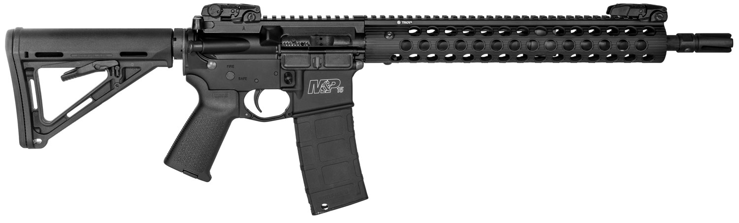Smith & Wesson LE 311024 M&P15 Carbine TS
Semi-Automatic 223 Remington/5.56 NATO 16" 30+1 Magpul MOE Black Stk Black