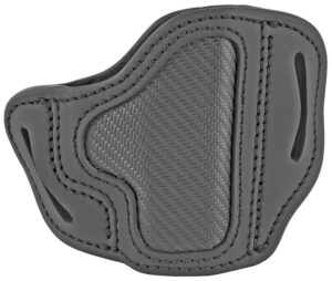 1791 Gunleather CFBHCSBLR BHC  OWB Size C Stealth Black Leather Belt Slide Compatible w/Glock 43/Sig P365/Walther PPK Right Hand