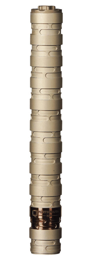 Q LLC SILER22 Erector 22 LR .99" Tan Aluminum/Stainless Steel 1/2"-28 tpi