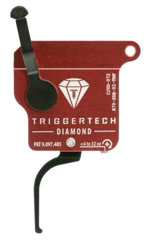 TriggerTech R70SRB02TNF Diamond Without Bolt Release Single-Stage Flat Trigger with 0.30-2 lbs Draw Weight for Remington 700 Right