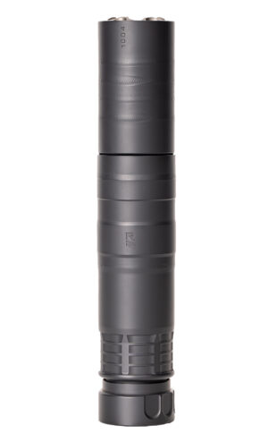 Rugged Suppressors RAD01762 Radiant762 7.62mm 1.50" Diameter, 17-4 Stainless Steel, Black Cerakote Finish, 5/8"-24 tpi