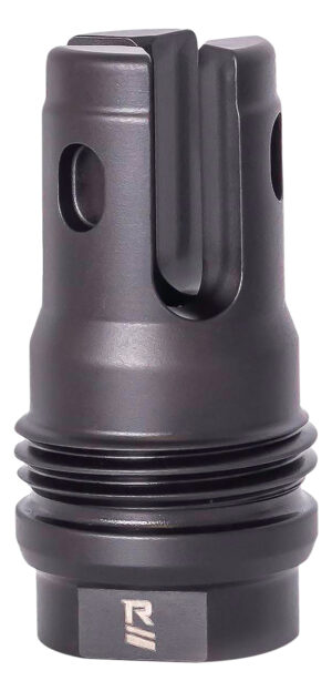 Rugged Suppressor FH014 R3 Flash Mitigation System Black with 9/16x24 LH Threads & 2.13" OAL for 7.62mm Radiant762, Surge762, Razor762 & Micro30 Suppressors