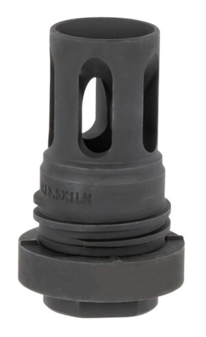 Yankee Hill 4315M13LA Mini QD Flash Hider Black Phosphate M13.5x 1 LH Threads 2.13" OAL for 5.56x45mm NATO AR-Platform