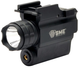 SME SMEWLLP Compact Tactical Handgun LED Light/Laser Combo Black 250 Lumens White Cree LED Red Laser