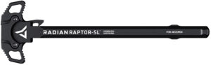 Radian Weapons R0176 Raptor SL Ambi Charging Handle, Black, Slim Line Handles, Fits Mil-Spec AR-15/M16 Platform