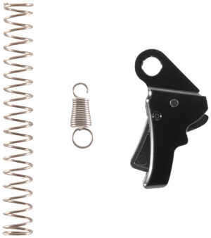 Apex Tactical 115112 Action Enhancement Curved Trigger w/ 5-5.50 lbs Draw Weight & Black Finish for Springfield Hellcat