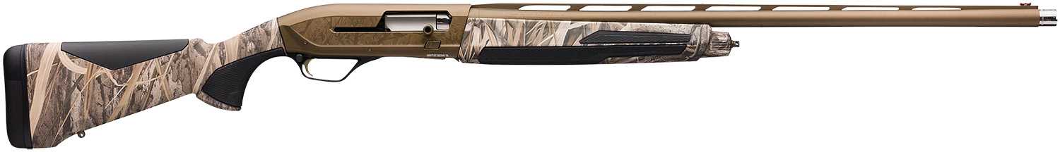 Browning 011705205 Maxus II Wicked Wing 12 Gauge 3.5" 4+1 (2.75") 26" Barrel, Burnt Bronze Cerakote Finish, Mossy Oak Shadow Grass Habitat Stock w/Overmolded Grip Panels