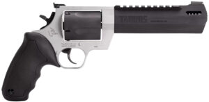 Taurus 2460065RH Raging Hunter  460 S&W Mag 5rd 6.75" Matte Black Oxide Barrel & Cylinder Matte Stainless Steel Frame Black Rubber  with Integrated Cushion Insert Grip