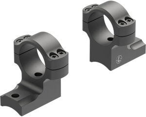 Leupold 181334 BackCountry Ring Mount Matte Black Savage 10/110 Round Receiver