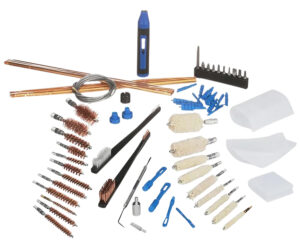 DAC 38296 Super Deluxe Universal Gun Cleaning Kit Multi-Caliber/62 Pieces Silver