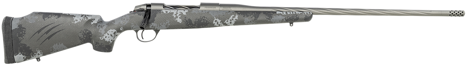 Fierce Firearms FCETW65PRCTIPH Twisted Edge Full Size 6.5 PRC 4+1 24" Gray Cerakote Steel Receiver, Phantom Camo Carbon Fiber Stock, Right Hand