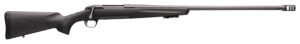 Browning 035543282 X-Bolt Pro Long Range 6.5 Creedmoor 4+1 26" Skip Fluted Heavy Barrel, Recoil Hawg Muzzle Brake, Spiral Fluted Bolt, Carbon Gray Elite Cerakote, Natural Carbon Fiber Stock