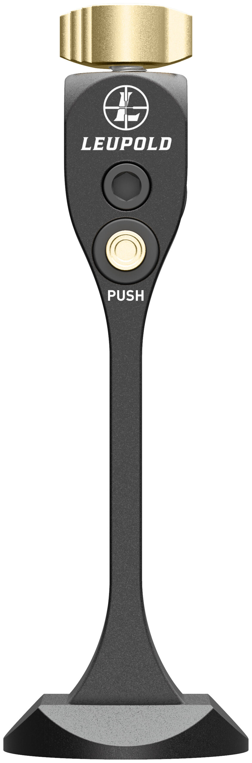 Leupold 182417 Pro Gear Quick-Stem Adapter 4.50" Black Aluminum