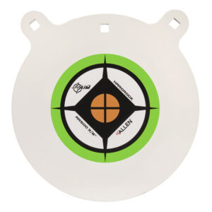 EZ-Aim 15599 Hardrock  12" AR500 Steel Gong Shooting Target .38" Thickness Black / Green / White