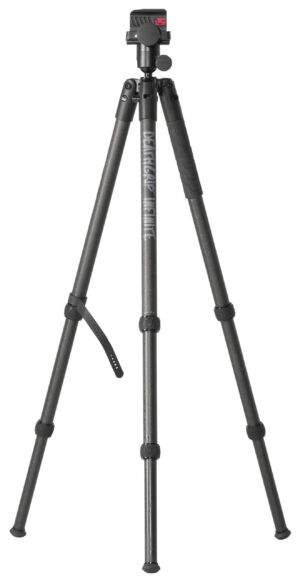 Bog-Pod 1163389 DeathGrip Infinite Tripod, Carbon Fiber with Black Finish, Ball Head Mount, Hybrid Foot & DeathGrip Clamping System 6.5"-59"