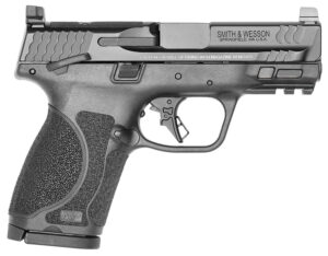 Smith & Wesson 13570 M&P M2.0  Compact 9mm Luger 15+1, 3.60" Black Armornite Stainless Steel Barrel & Optic Cut/Serrated Stainless Steel Slide, Matte Black Polymer Frame w/Picatinny Rail