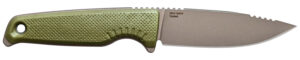 S.O.G SOG17790357 Altair FX 3.40" Fixed Plain Satin TiNi Cryo CPM 154 SS Blade/ Field Green GRN Handle