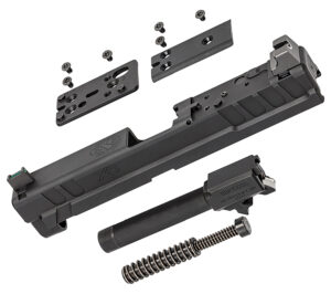 Springfield Armory XD4902 XD OSP  9mm Luger 4" Barrel, Black Steel Slide for Springfield XD with Optics Cut, Suppressor Height Night Sights, Includes Cover Plates