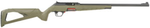Winchester Repeating Arms 521139102 Wildcat Full Size 22 LR 10+1 18" Matte Blued Sporter Barrel, Picatinny Rail Matte Black Polymer Receiver, OD Green Skeletonized Synthetic Stock, Ambidextrous