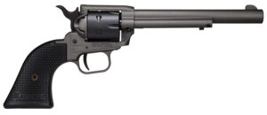 Heritage Mfg SRR22C6 Rough Rider  22 LR 6 Shot, 6.50" Tungsten Gray Cerakote Steel Barrel, Frame, Black Satin Cylinder, Black Polymer Grip, Hammer/Thumb Safety, Exposed Hammer