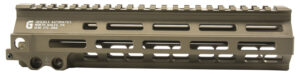 Geissele Automatics 05284S Super Modular Rail MK8 9.30" M-LOK, Desert Dirt Aluminum for AR Platform, Barrel Nut Included