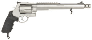 Smith & Wesson 170231 Model 500 Performance Center 500 S&W Mag Stainless Steel 10.50" Barrel With Muzzle Brake/Picatinny Rail, 5rd Cylinder & X-Frame, Chromed Hammer & Trigger With Stop