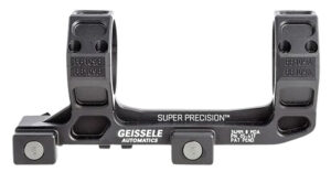 Geissele Automatics AR15 Super Precision Scope Mount/Ring Combo Black Anodized