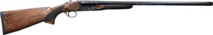 Pointer FT61228HT Side By Side 12 Gauge 3" 2rd 28" Blued Barrel, Color Case Hardened Rec, Fixed Walnut Stock, Bead Sight, 5 Chokes