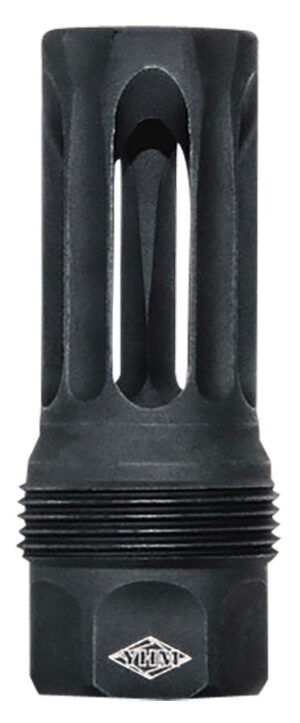 Yankee Hill 440528 sRx Q.D. Flash Hider Long Black Phosphate Steel with 1/2"-28 tpi, 9mm, 2.30" OAL & 9.375" Diameter for sRx Adapters