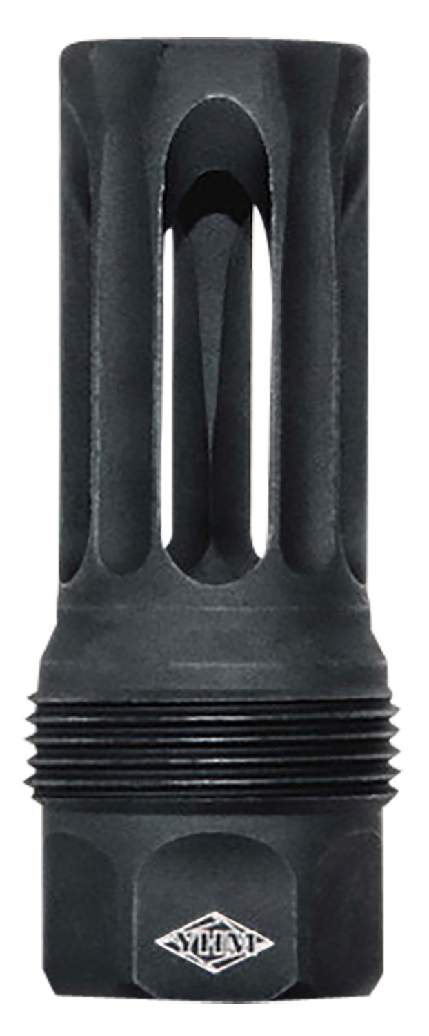 Yankee Hill 440528 sRx Q.D. Flash Hider Long Black Phosphate Steel with 1/2"-28 tpi, 9mm, 2.30" OAL & 9.375" Diameter for sRx Adapters