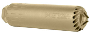 Huxwrx 2747 FLOW 762 TI  30 Cal (7.62mm), 6.70" FDE Titanium, 5/8"-24 tpi DT Mount