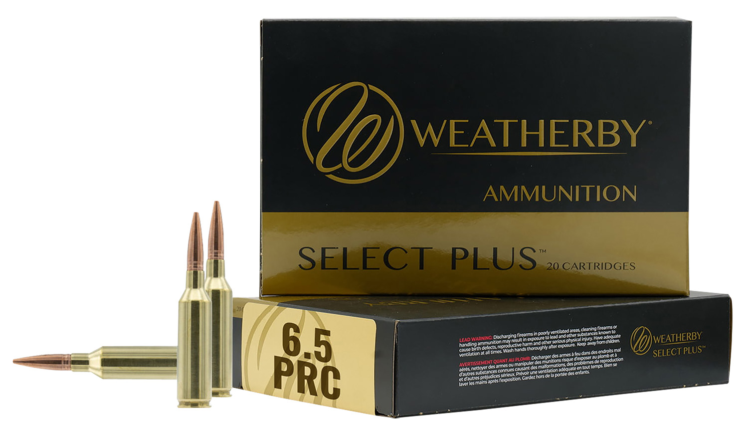 Weatherby F65PRC130SCO Select Plus 6.5PRC 130gr Swift Scirocco 20 Per Box/10 Case