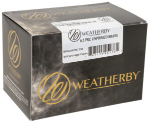 Weatherby BRASS65PCT50 Unprimed Cases 6.5PRC Rifle Brass 50/Box