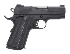 Girsan 391150 MC1911 SC Influencer Sub-Compact 9mm Luger 7+1 3 3.40" Black Steel Barrel, Black Camo Optic Ready/Serrated Steel Slide & Frame w/Picatinny Rail & Beavertail, Black Polymer Grip