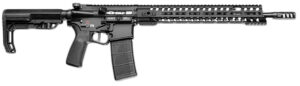 Patriot Ordnance Factory 02039 Renegade + 5.56x45mm NATO 30+1, 13.75" Steel Threaded Barrel, Black Aluminum Receiver