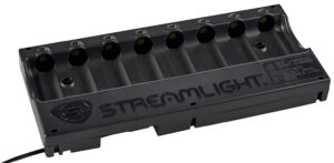 Streamlight 20231 8-Unit Bank Charger  Black SL-59/CR123A Battery 100V/120V/AC