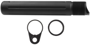 Primary Weapons 4G2BTPB-1F Castle Nut  7075 T-6 Aluminum Black Anodized