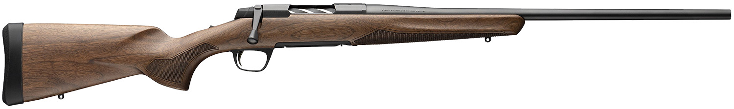 Browning 036001211 X-Bolt 2 Hunter Full Size 243 Win 4+1 22" Matte Blued Sporter Barrel, Matte Blued Drilled & Tapped Steel Receiver, Fixed Satin Checkered Walnut Stock
