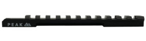 Weatherby J010006 Picatinny Rail  Matte Black Aluminum Weatherby Vanguard Weaver Mount Short Action 20 MOA