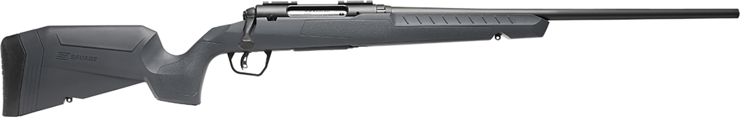 Savage Arms 32062 Axis 2 6.5 Creedmoor 4+1 22" Matte Black Sporter Barrel, Matte Black Drilled & Tapped Steel Receiver, Fixed Matte Gray Synthetic Stock, Right Hand