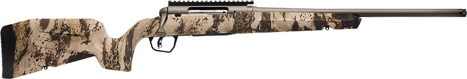 Savage Arms 32325 Axis 2 Pro 30-06 Springfield 4+1 20" Gun Metal Bronze Cerakote Threaded Barrel & Picatinny Rail Steel Receiver, Fixed Western Camo Synthetic Stock, Right Hand