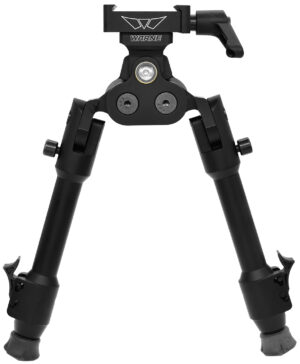 Warne 7924M Skyline Pro Bipod  Black Anodized ARCA Interface Head with Precision Legs