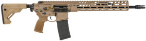 Sig Sauer RMCX556N16BIR MCX Spear LT 5.56 NATO 30rd 16" Black FNC Flat Dark Earth Aluminum Stock