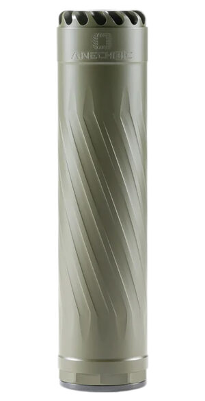 Anechoic X35OD Anechox 35 35Cal/338Lapua Olive Drab Stainless Steel/Titanium 1 3/8"x24 w/ 1/2"x28 DTA