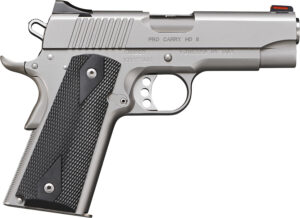 Kimber Mfg.,inc 3200044CA Pro Carry HD II (CA) 38 Super 9+1 4" Stainless Steel Slide Satin Silver Black Synthetic Double Diamond Checkering Grip