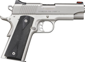 Kimber Mfg.,inc 3200052CA Stainless Pro Carry II (CA) 45 ACP 7+1 4" Stainless Steel Slide Satin Silver Black Synthetic Double Diamond Checkering Grip