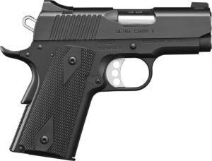 Kimber Mfg.,inc 3200061CA Ultra Carry II (CA) 45 ACP 7+1 3" Matte Black Steel Slide Black Synthetic Double Diamond Checkering Grip